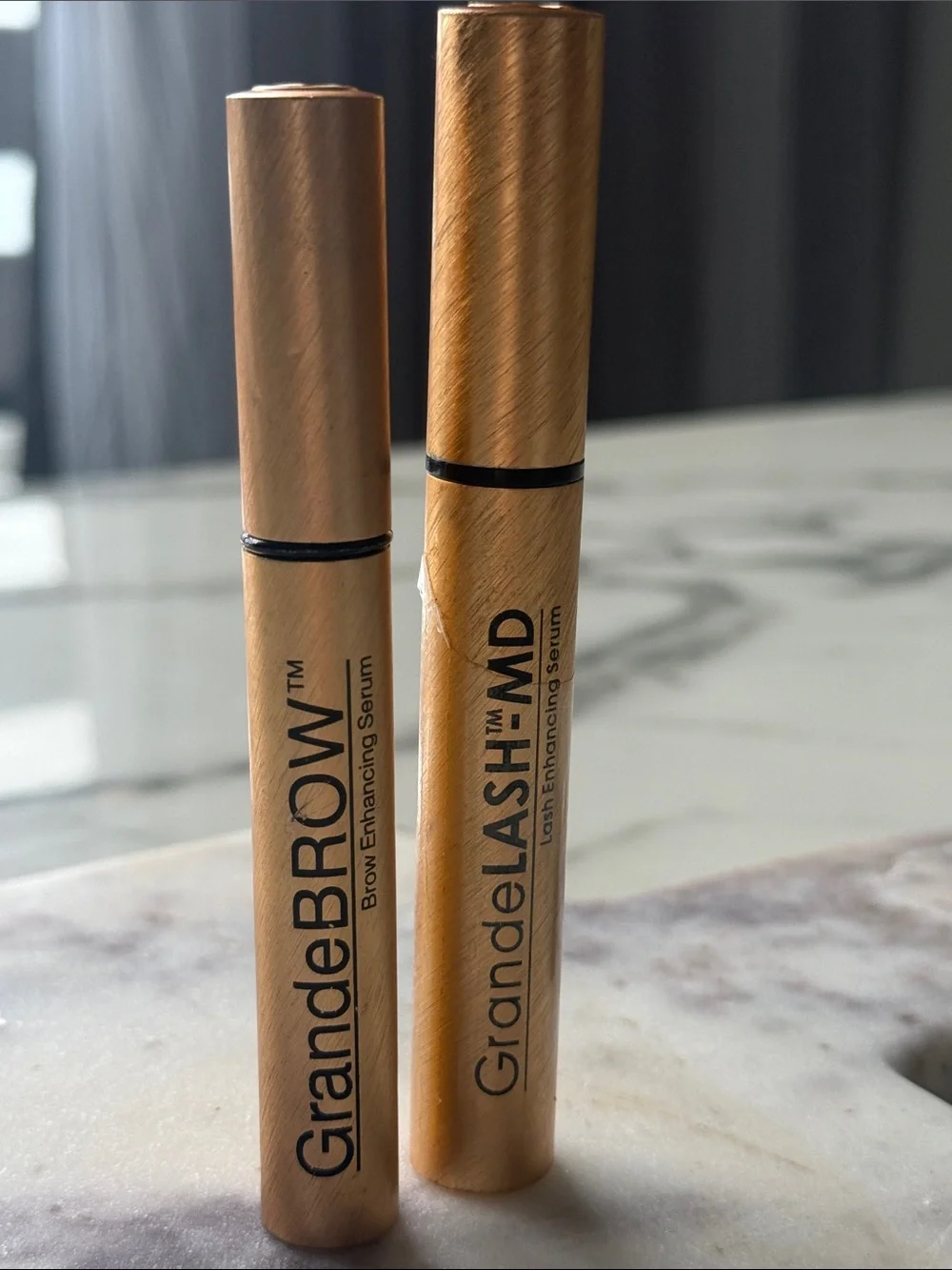 GrandeBROW + GrandeLASH MD Duo in Metallic Gold